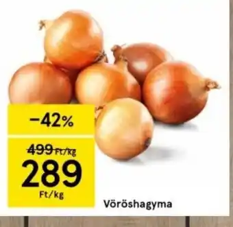 Tesco Vöröshagyma 1kg ajánlat