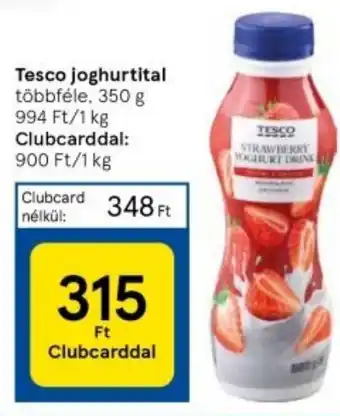 Tesco Tesco joghurtital 350g ajánlat