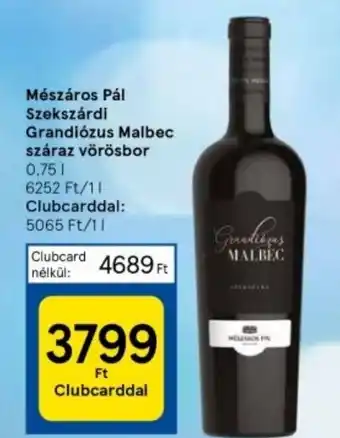 Tesco Mészáros Pál Szekszárdi 0,75l ajánlat