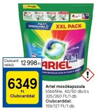 Tesco Ariel mosókapszula ajánlat