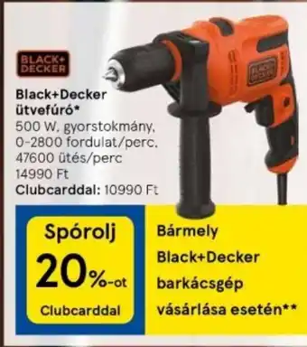 Tesco Black+Decker ütvefúró ajánlat