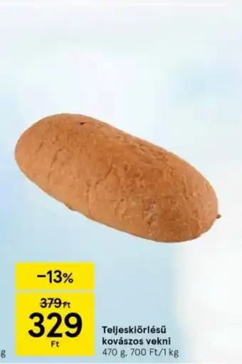 Tesco Teljeskiőrlésű kovászos vekni 470 g ajánlat