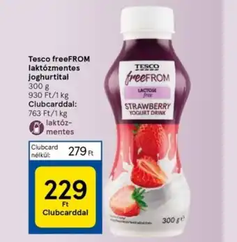 Tesco Tesco freeFROM laktózmentes joghurtital 300 g ajánlat