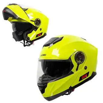 Insportline Flip up bukósisak W-TEC YM-926 Lanxamo Fluo Sárga ajánlat