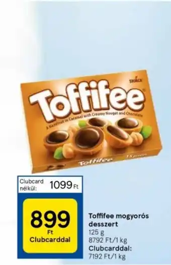 Tesco Toffifee mogyorós desszert 125 g ajánlat