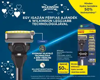 Tesco Wilkinson Sword Hydro 5 borotva ajánlat