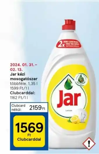 Jar kézi mosogatószer 1,35l