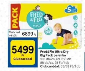 Fred&Flo Ultra Dry Big Pack pelenka 100 db