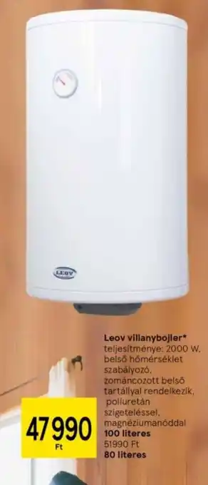 Tesco Leov villanybojler ajánlat