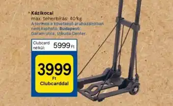 Tesco Kézikocsi ajánlat