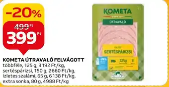 Auchan KOMETA ÚTRAVALÓ FELVÁGOTT 125g ajánlat