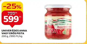 Auchan UNIVER ÉDES ANNA VAGY ERŐS PISTA 200 g ajánlat