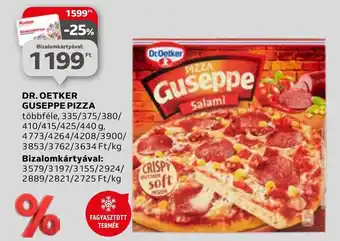 Auchan Dr Oetker Guseppe Pizza 440g ajánlat