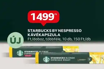 Auchan STARBUCKS BY NESPRESSO KÁVÉKAPSZULA ajánlat
