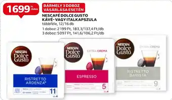 Auchan NESCAFÉ DOLCE GUSTO KÁVÉ-VAGY ITALKAPSZULA ajánlat