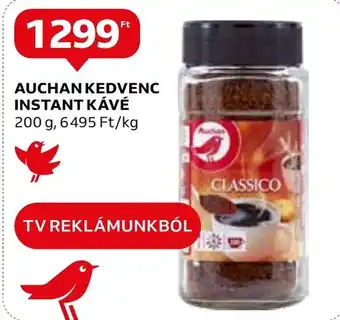 Auchan AUCHAN KEDVENC INSTANT KÁVÉ 200 g ajánlat