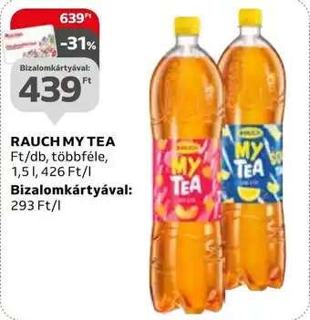 Auchan RAUCH MY TEA 1,5l ajánlat