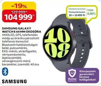 Auchan SAMSUNG GALAXY WATCH 644 MM OKOSÓRA ajánlat