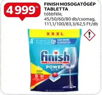 Auchan FINISH MOSOGATÓGÉP TABLETTA 80db ajánlat