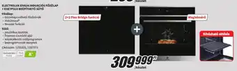 Media Markt ELECTROLUX EIV634 INDUKCIÓS FŐZŐLAP + EOE7P31X BEÉPÍTHETŐ SÜTŐ ajánlat