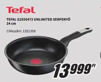 TEFAL G2550472 UNLIMITED SERPENYŐ 24 cm