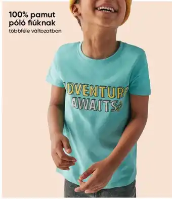 Pepco 100% pamut póló fiúknak többféle változatban ajánlat