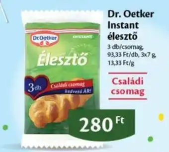 EcoFamily Dr. Oetker Instant élesztő 3x7g ajánlat