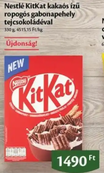 EcoFamily Nestlé KitKat kakaós ízű ropogós gabonapehely tejcsokoládéval 330g ajánlat