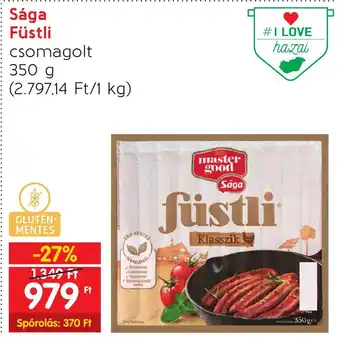 Spar Sága Füstli 350g ajánlat