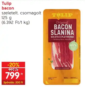 Spar Tulip bacon 125g ajánlat