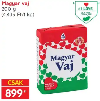 Spar Magyar vaj 200 g ajánlat