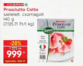 Spar Prosciutto Cotto 140g ajánlat