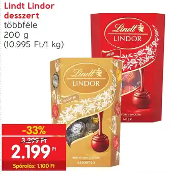 Spar Lindt Lindor desszert 200g ajánlat