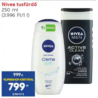 Spar Nivea tusfürdő 250ml ajánlat