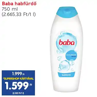 Spar Baba habfürdő 750ml ajánlat