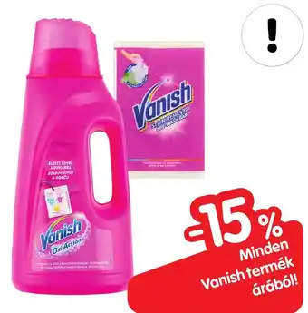 Spar Minden Vanish termék árából! ajánlat
