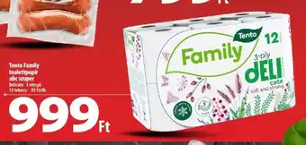 Coop Tento Family toalettpapír 12 tekercs ajánlat