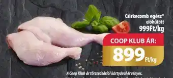 Coop Csirkecomb egész ajánlat