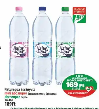Coop Naturaqua ásványvíz ajánlat