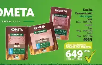 Coop Kométa Kemencés sült 100g ajánlat