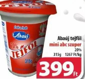 Abaúj tejföl 20% 315g