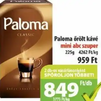 Coop Paloma őrölt kávé 225g ajánlat