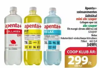 Coop Apenta+ szénsavmentes üdítőital 750ml ajánlat