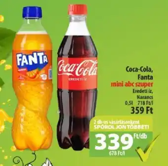Coop Coca-Cola, Fanta 0,5l ajánlat