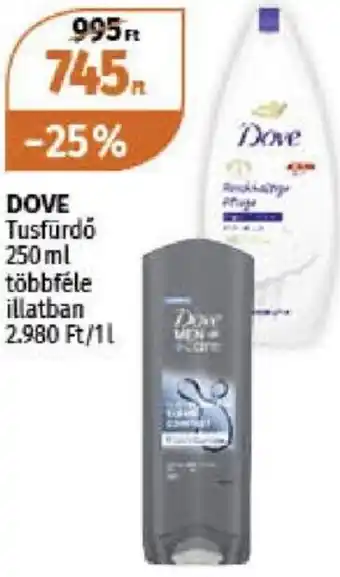 Müller DOVE Tusfürdő 250 ml ajánlat