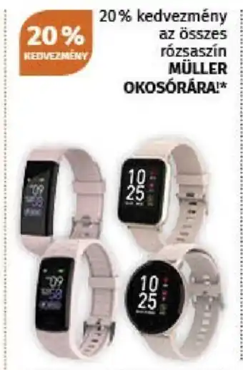 Müller kedvezmény MÜLLER OKOSÓRÁRA ajánlat