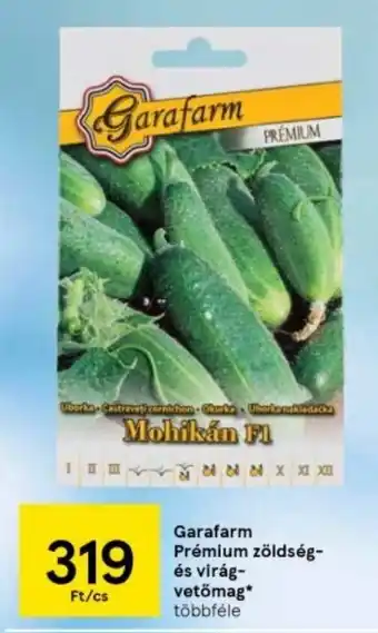 Tesco Garafarm Prémium zöldség-és virág-vetőmag többféle ajánlat