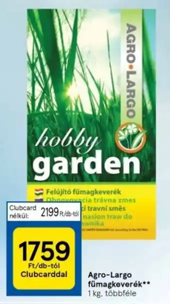 Tesco Agro-Largo fűmagkeverék 1 kg, többféle ajánlat