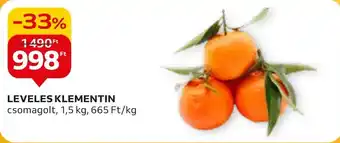 LEVELES KLEMENTIN csomagolt, 1,5 kg