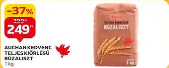 AUCHAN KEDVENC TELJES KIŐRLÉSŰ BÚZALISZT 1 kg